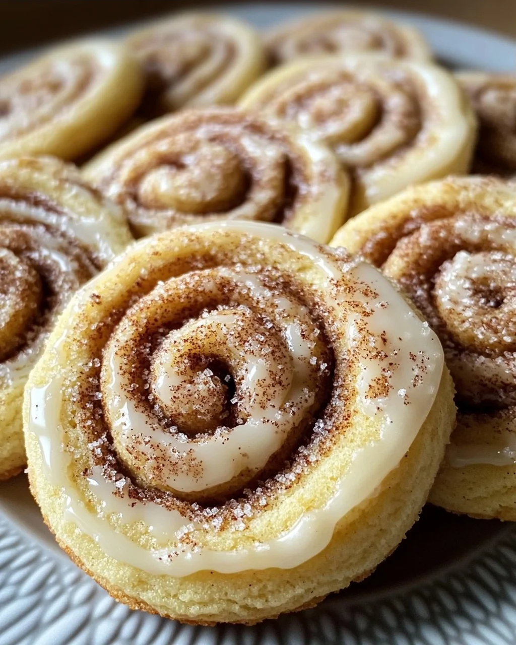 Cinnamon Roll Cookies - Zimtschnecken-Plätzchen