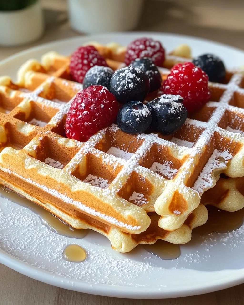 Fluffige Waffeln nach Omas Rezept