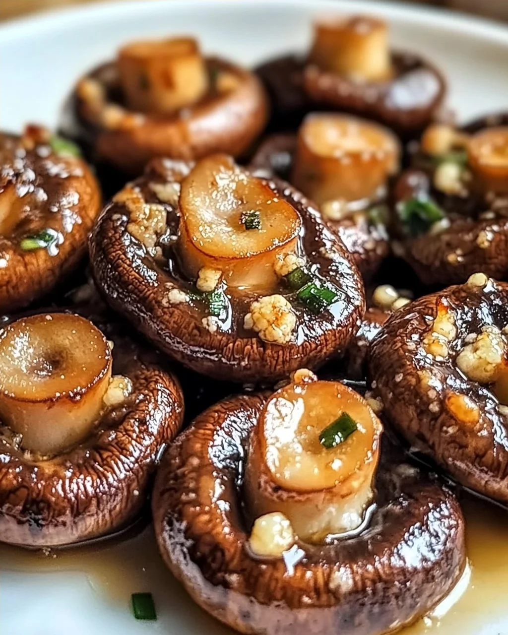 Knoblauchbutter-Miso-Pilze in 30 Minuten zubereiten