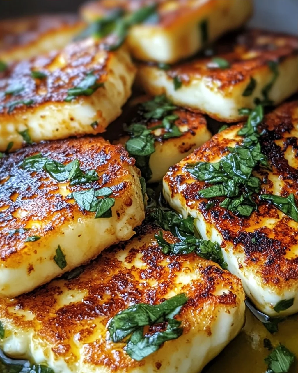 Knuspriger Halloumi aus der Pfanne