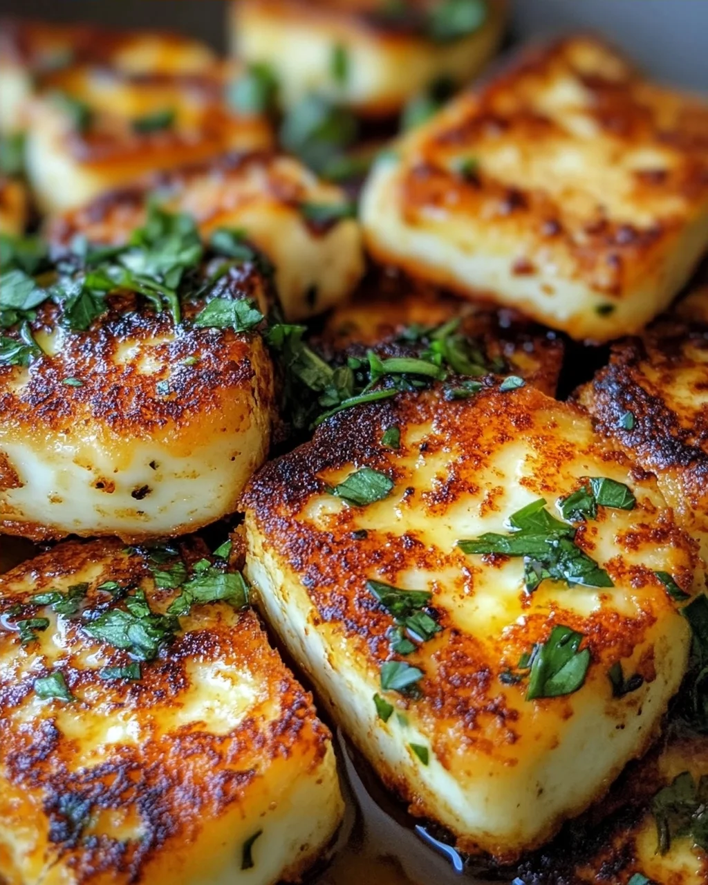 Knuspriger Halloumi aus der Pfanne