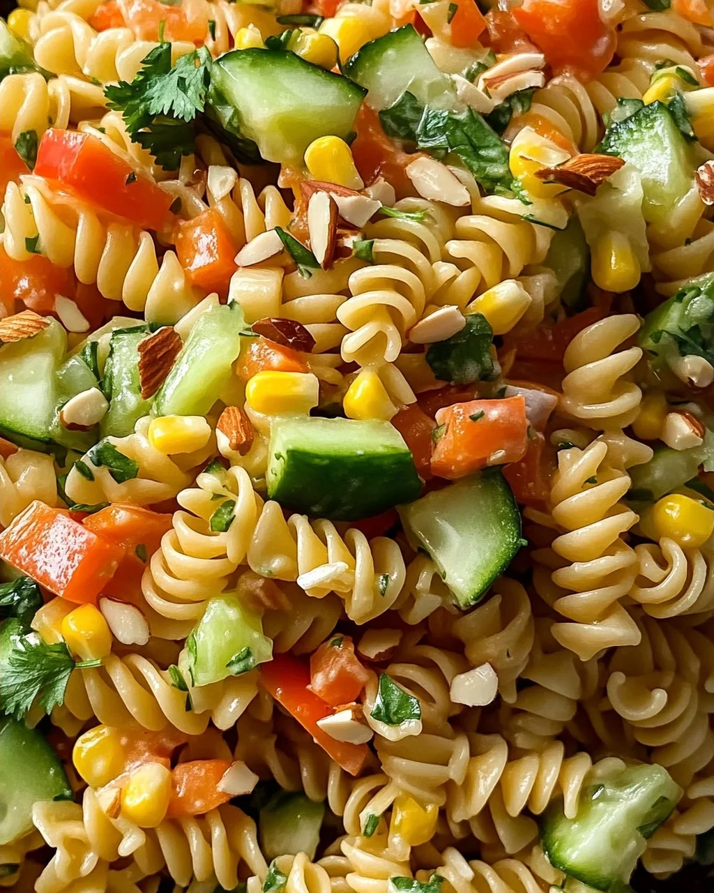 Limetten Crunch Nudelsalat