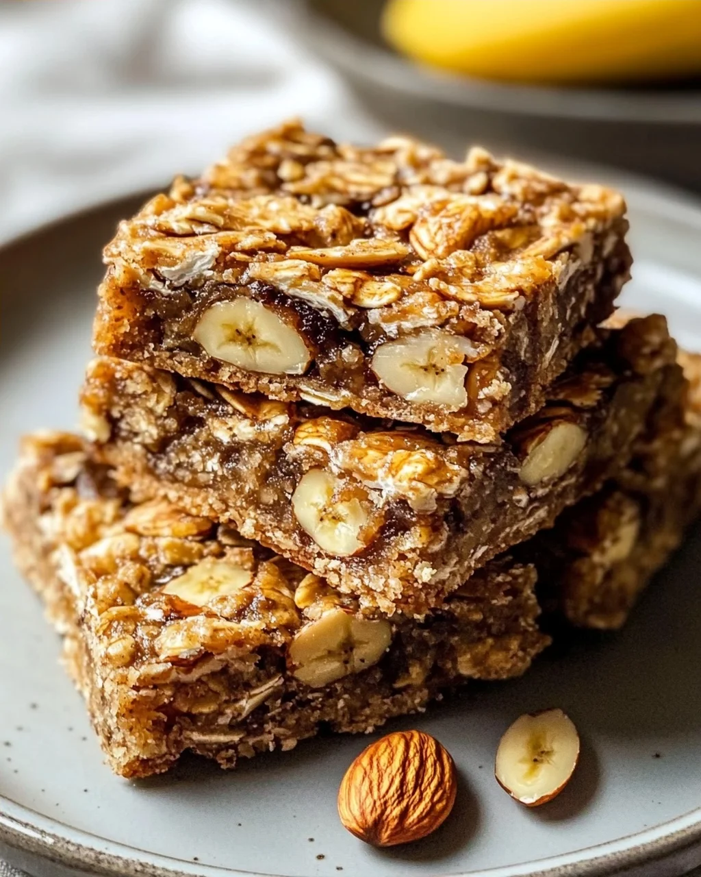 Nussige Bananen Hafer Riegel – Gesunder Snack für jeden Tag!