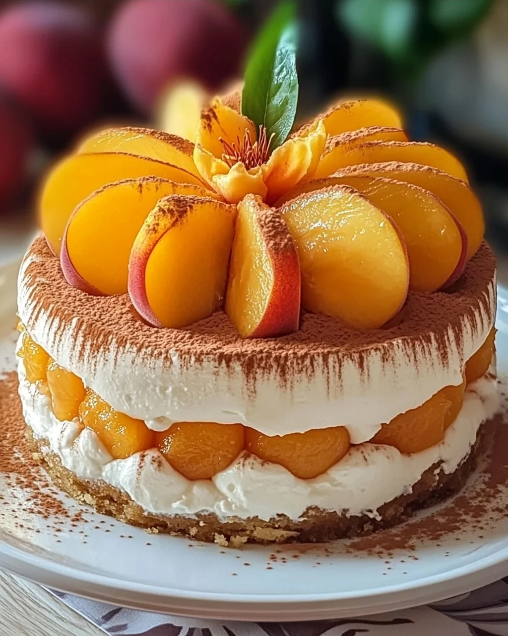Pfirsich Tiramisu