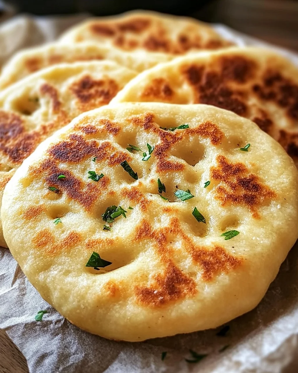 Schnelles Pfannenbrot ohne Hefe