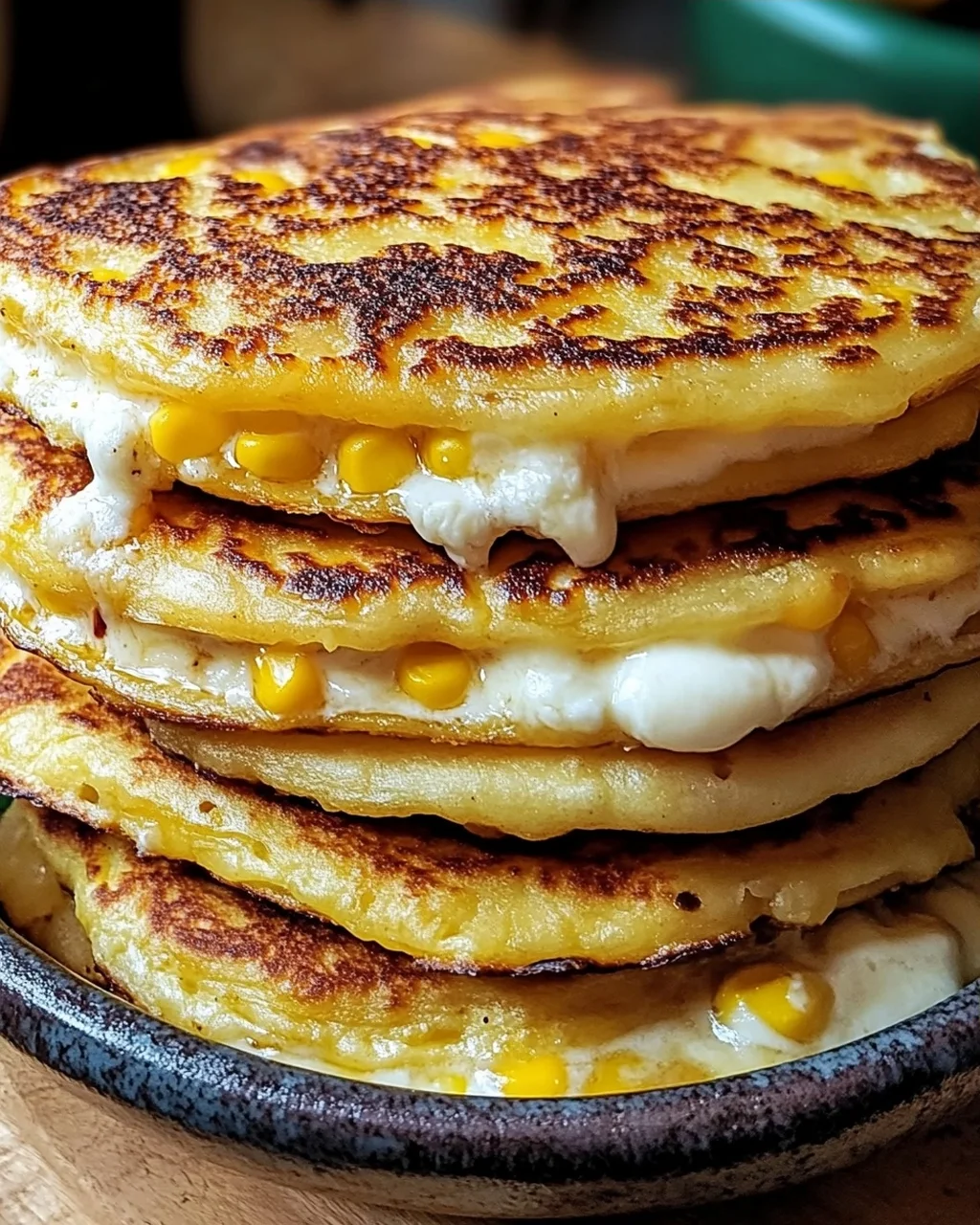 Venezolanische Süßmais-Cachapas für jedes Frühstück