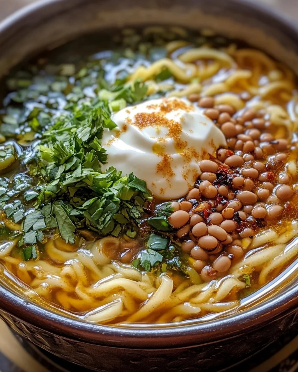 Authentische Persische Nudelsuppe: Herzhaft & Lecker