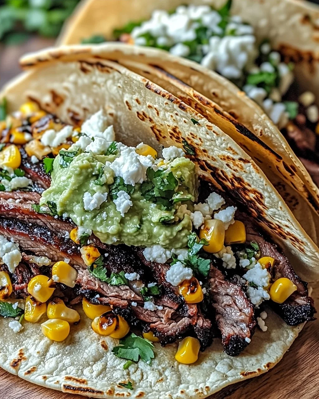 Bruststück Elote Tacos für ein Genussfeuerwerk