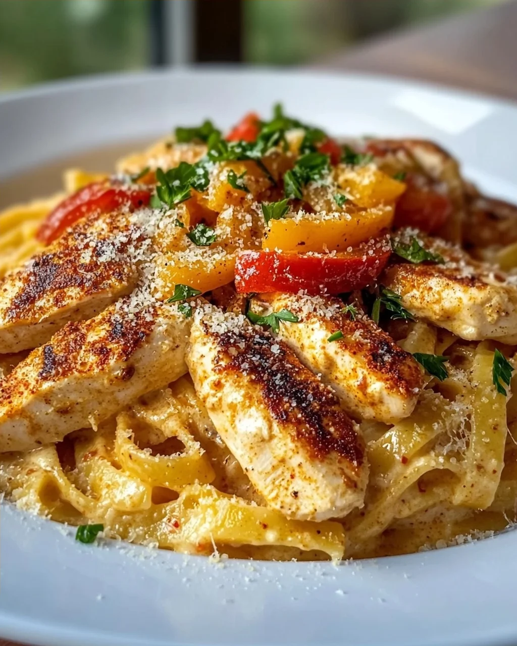 Cremige Cajun Hähnchen Pasta: Schnell & lecker genießen!