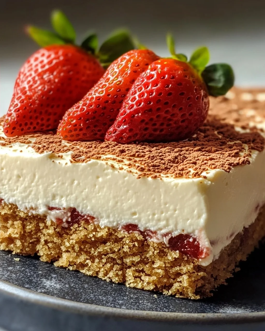 Cremiger No Bake Erdnon-alcoholic Beerkuchen mit Keksboden