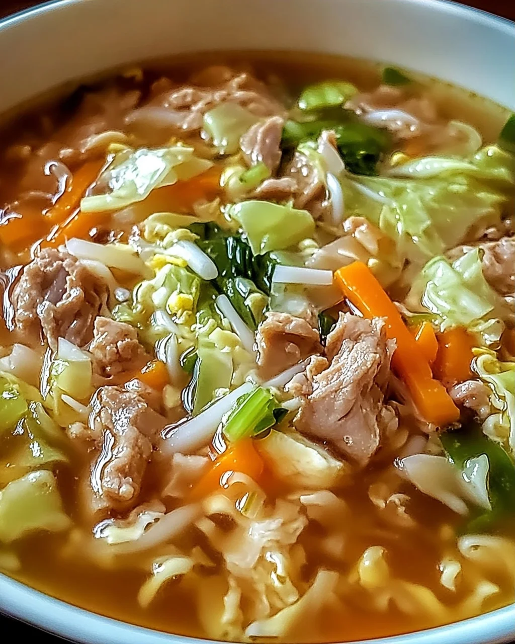 Eintopf Eierrollensuppe – Einfache Wohlfühlsuppe