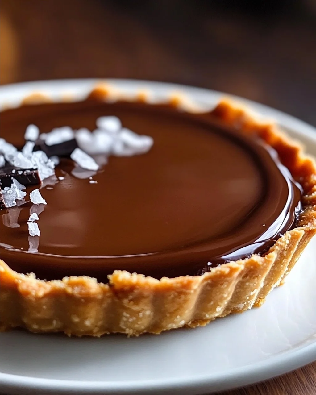 Gesalzener Karamell-Schokoladentart: Luxuriöses Genuss-Rezept!