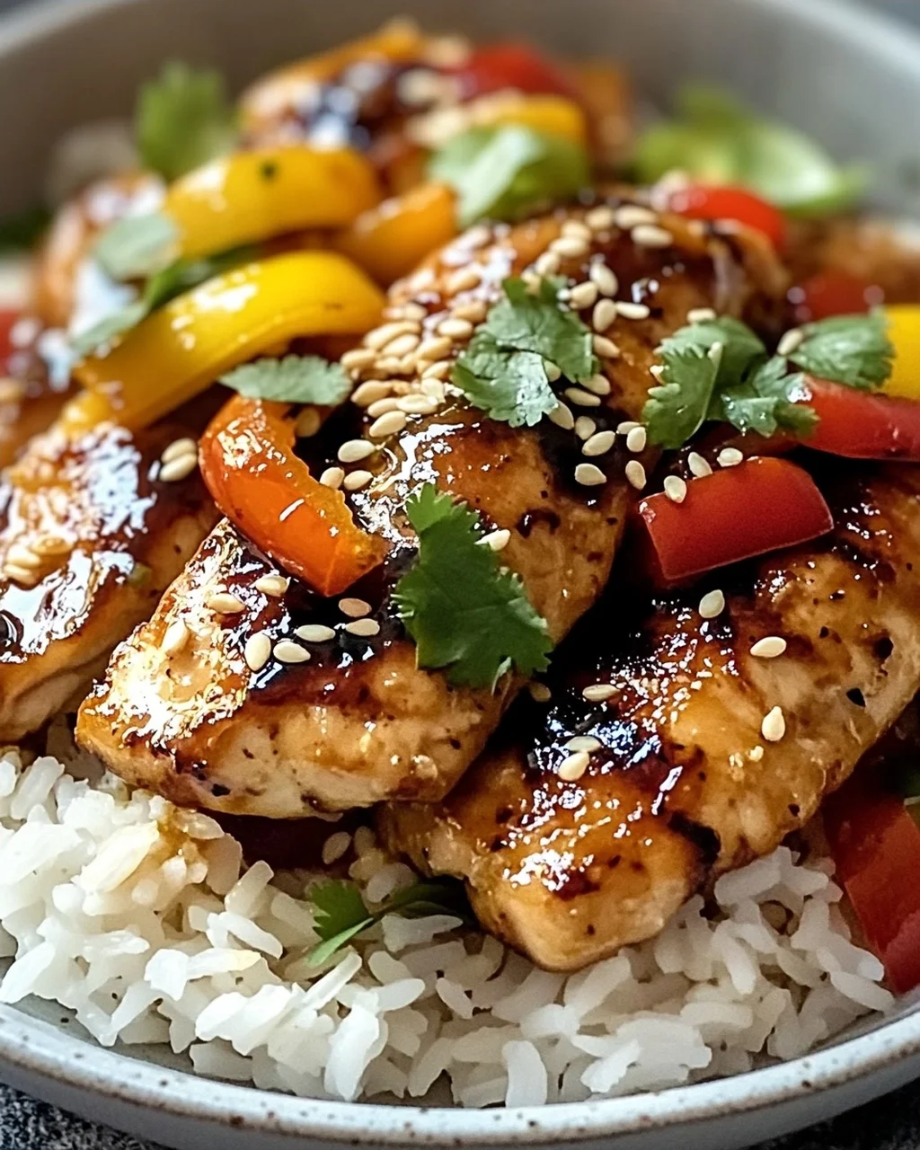 Hawaiianisches Hähnchen und Kokosreis einfach delicious