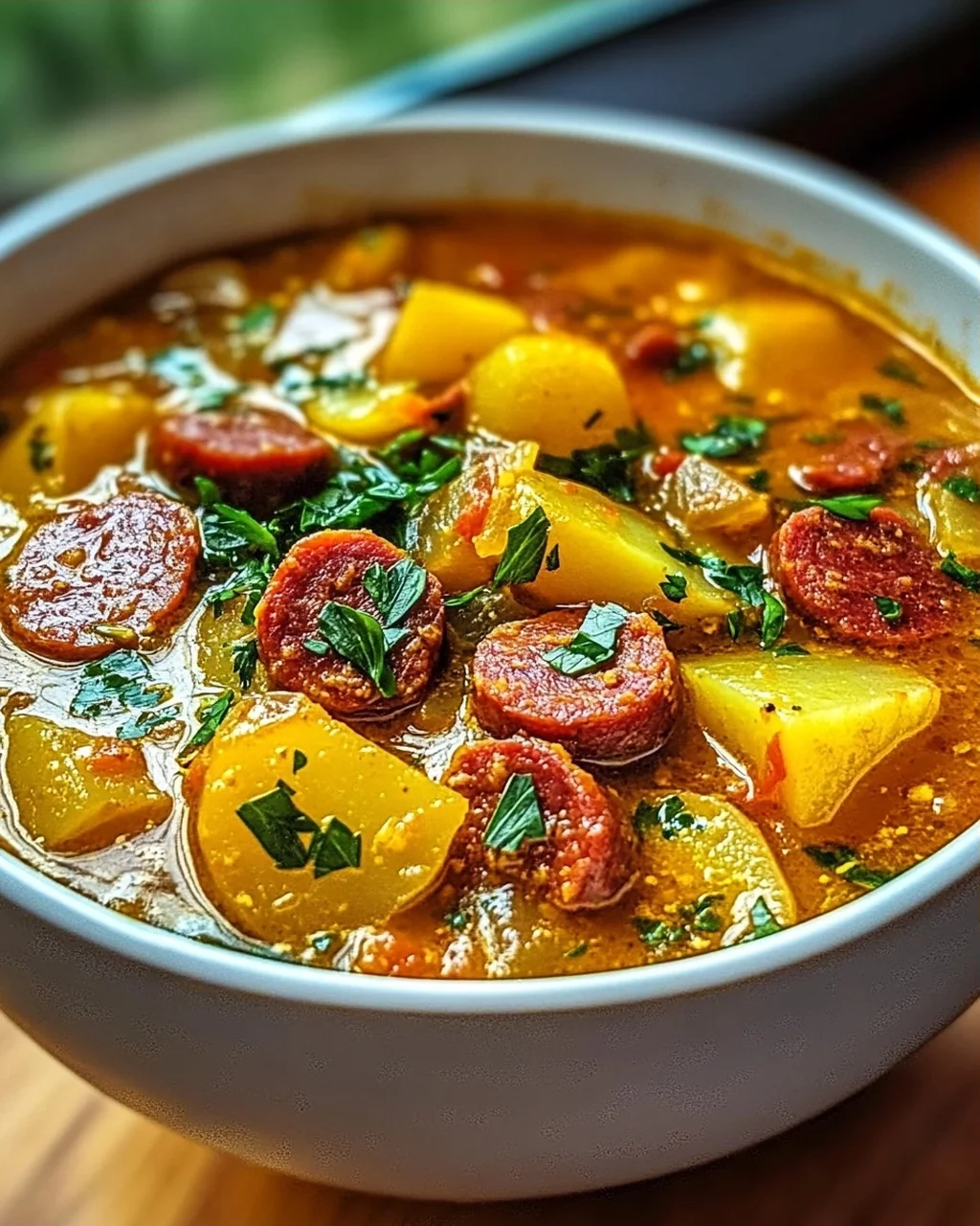 Herzhafte Chorizo-Suppe für gemütliche Abende