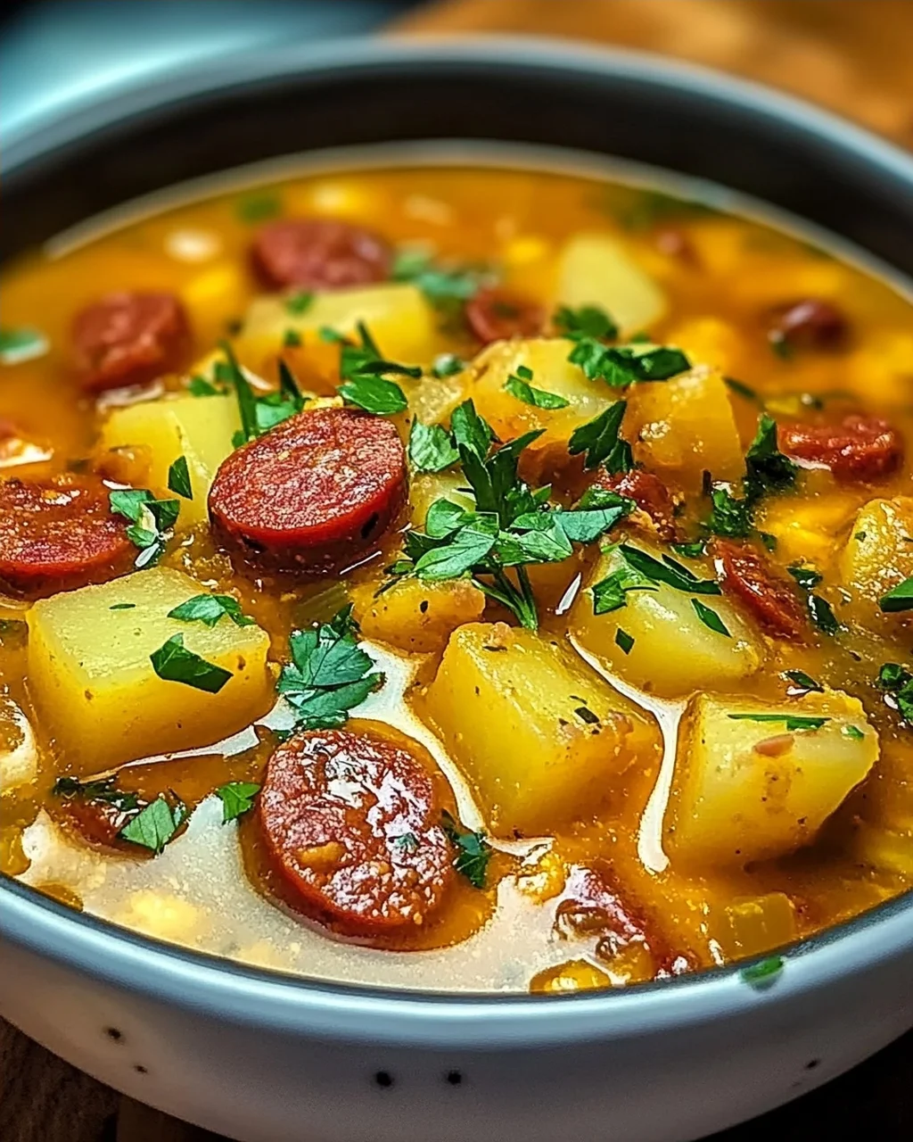 Herzhafte Chorizo-Suppe für gemütliche Abende