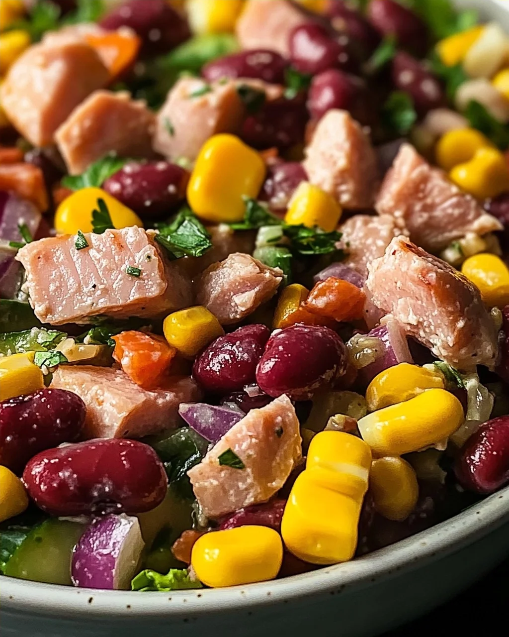 Kidneybohnen-Thunfisch-Salat