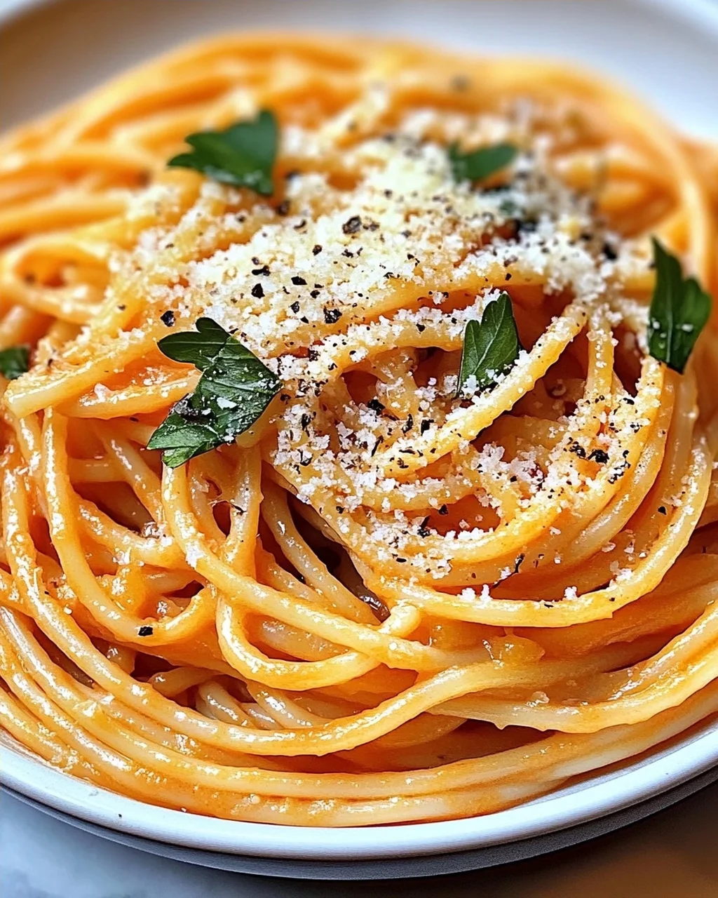Knoblauch-Parmesan-Nudeln