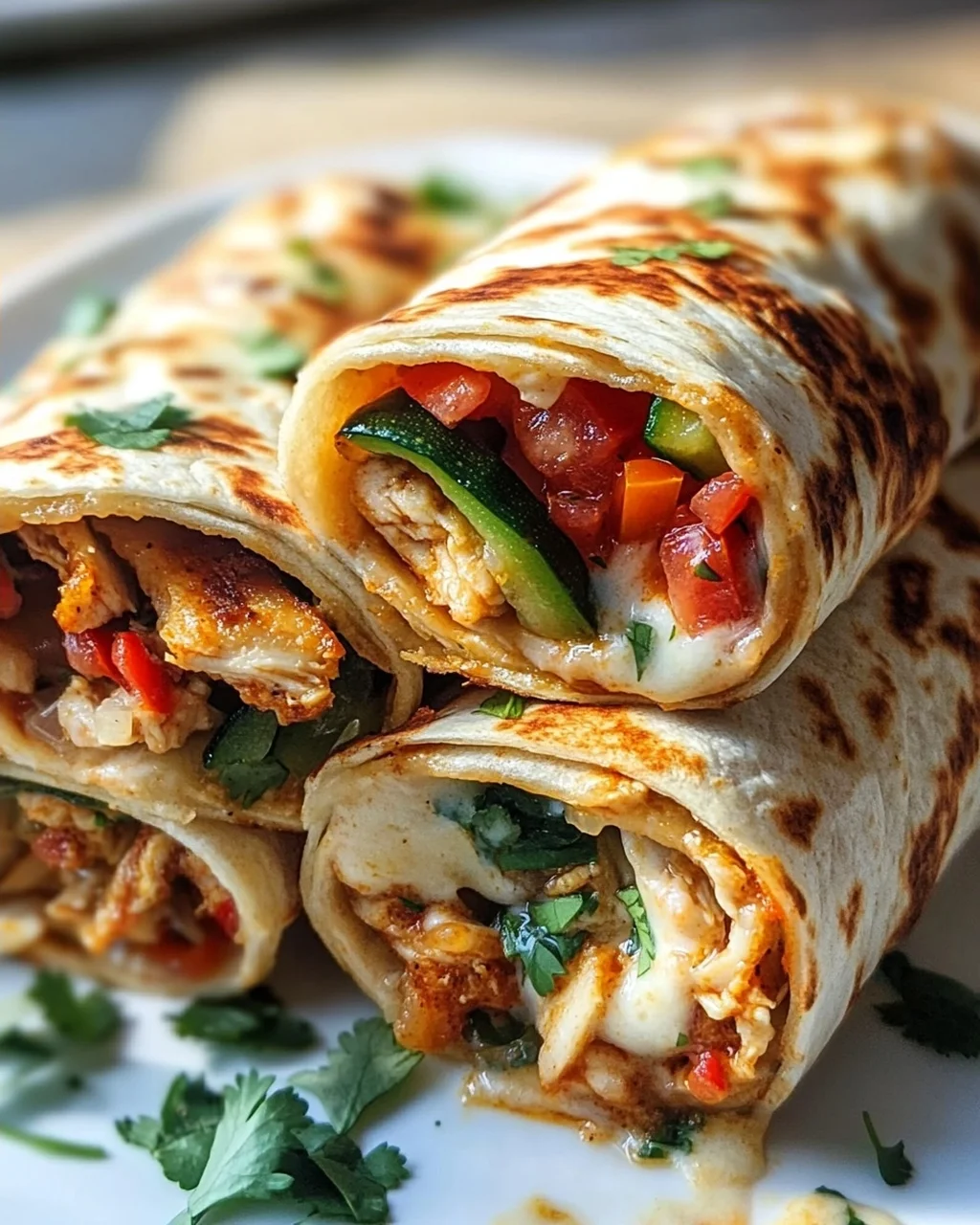 Knusprige Airfryer Wraps