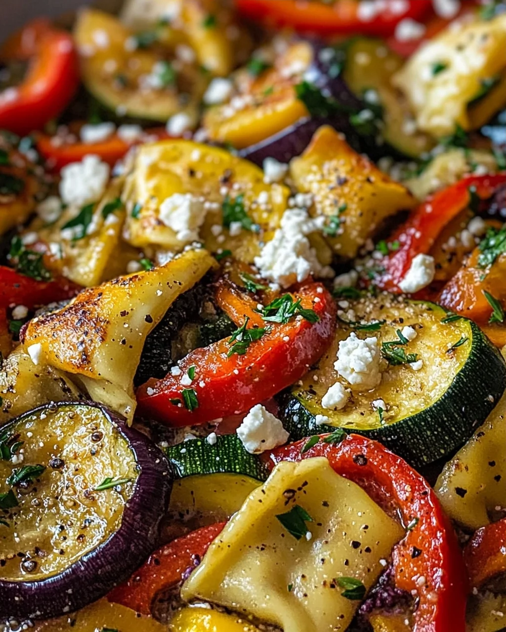 Maultaschenpfanne mit Gemüse