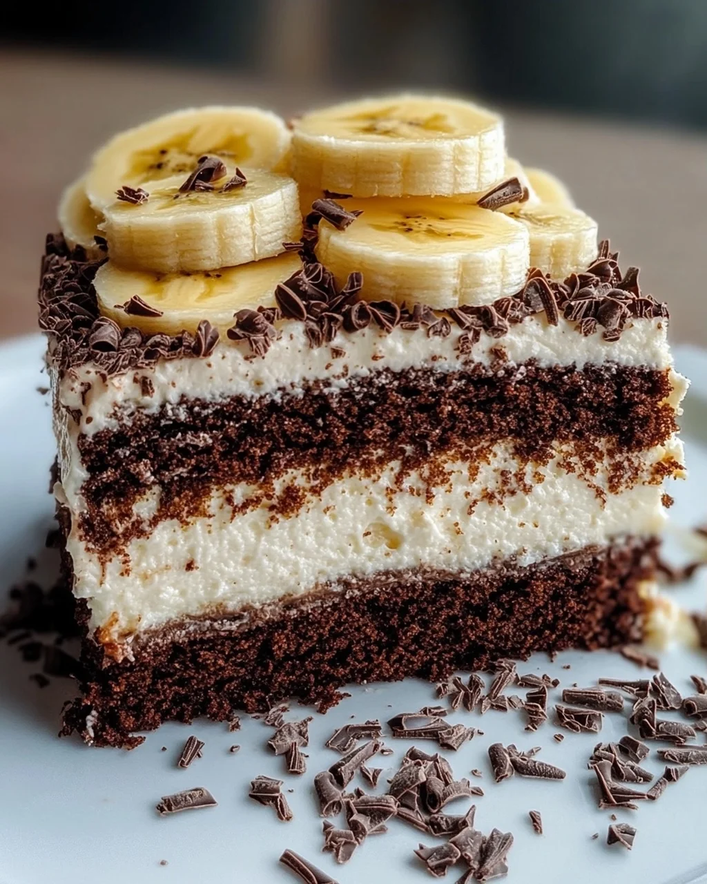 Maulwurfkuchen mit Banane