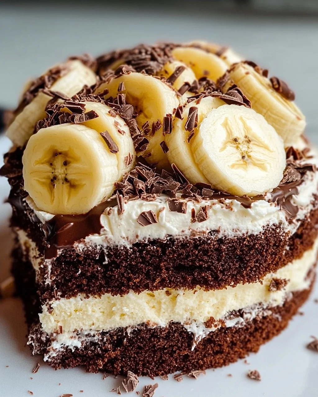 Maulwurfkuchen mit Banane