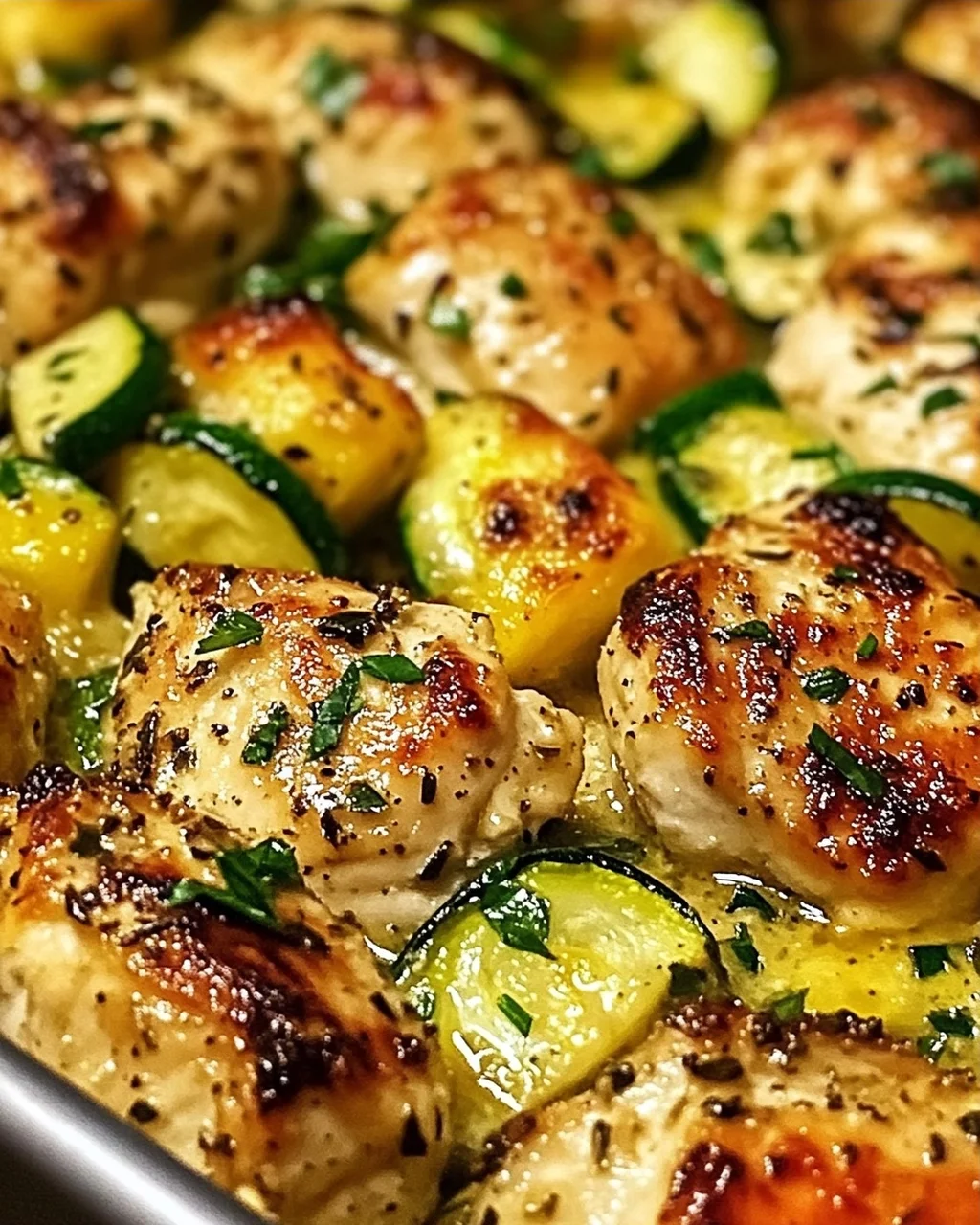 Mediterranes Hühnchen Zucchini: Gesund und Lecker