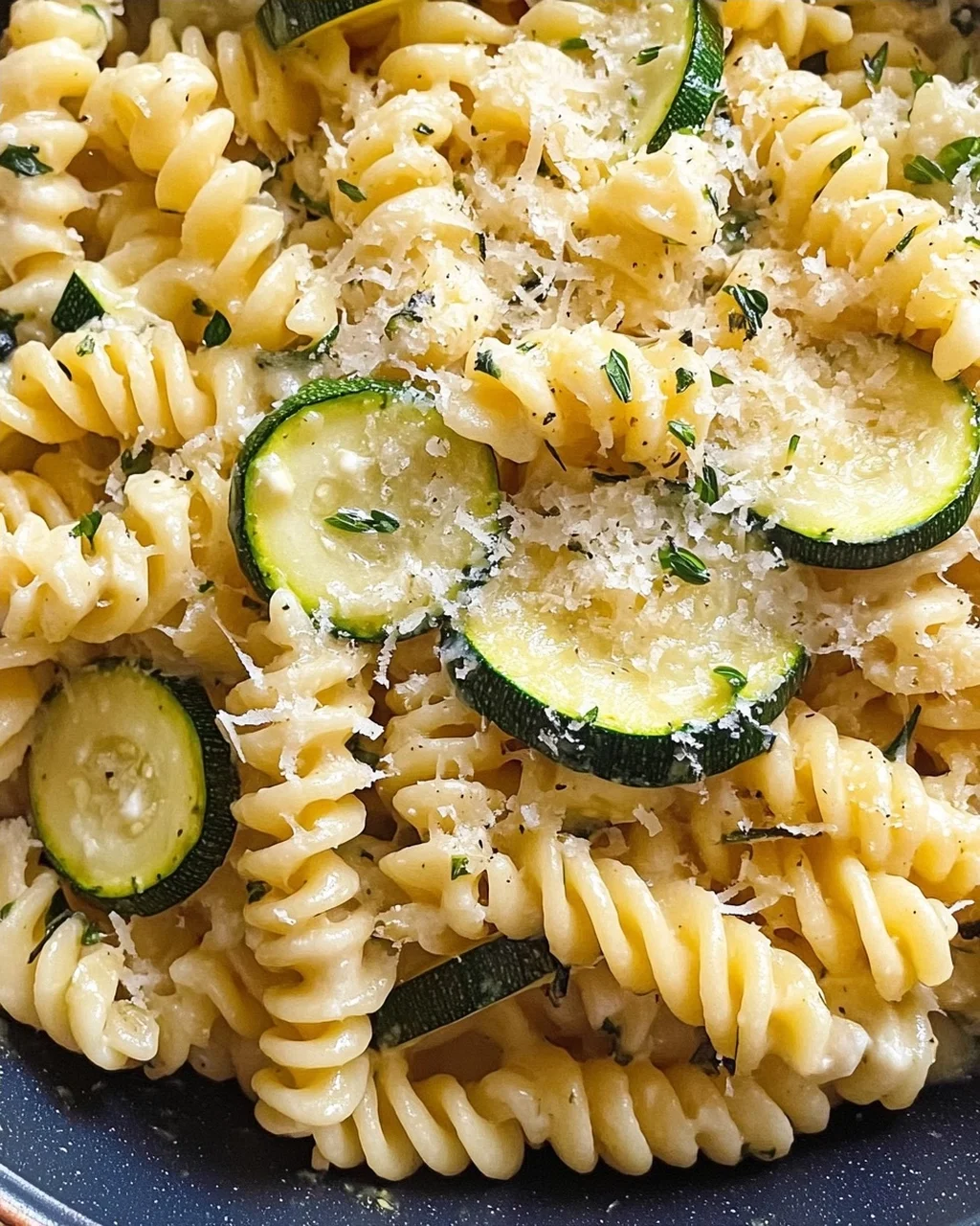 Pasta mit Zucchini in 15 Minuten zubereiten