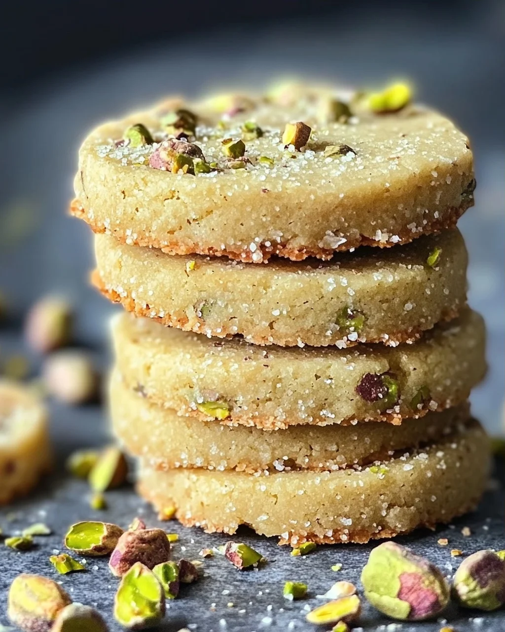 Pistazien Shortbread Kekse