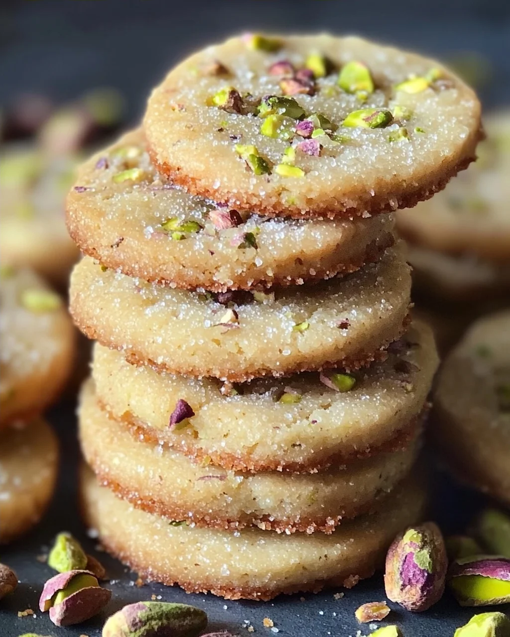 Pistazien Shortbread Kekse