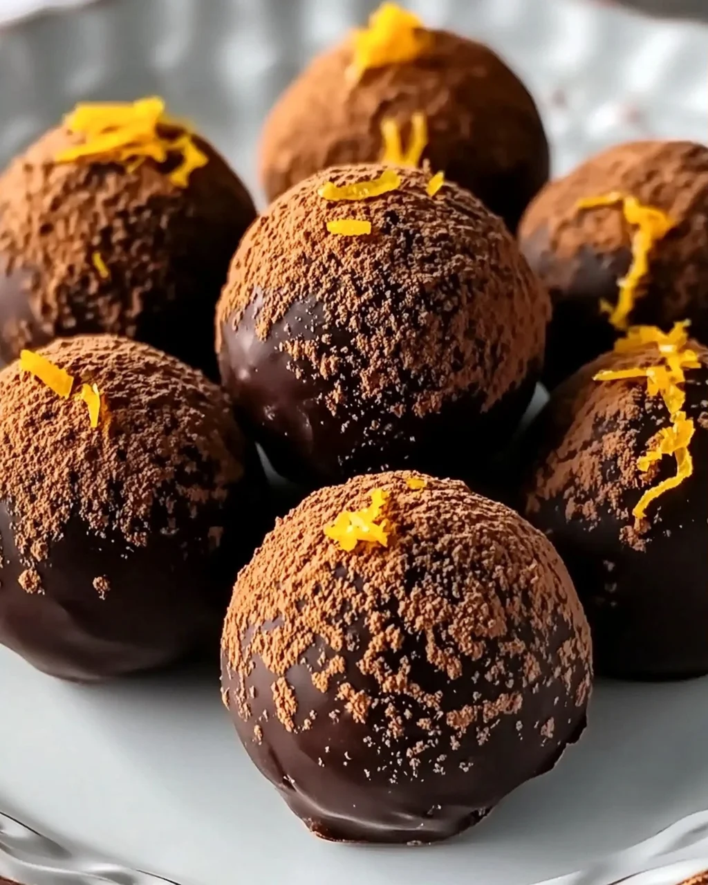 Saftige Orange-Schokoladen Weihnachts-Trüffel Rezept