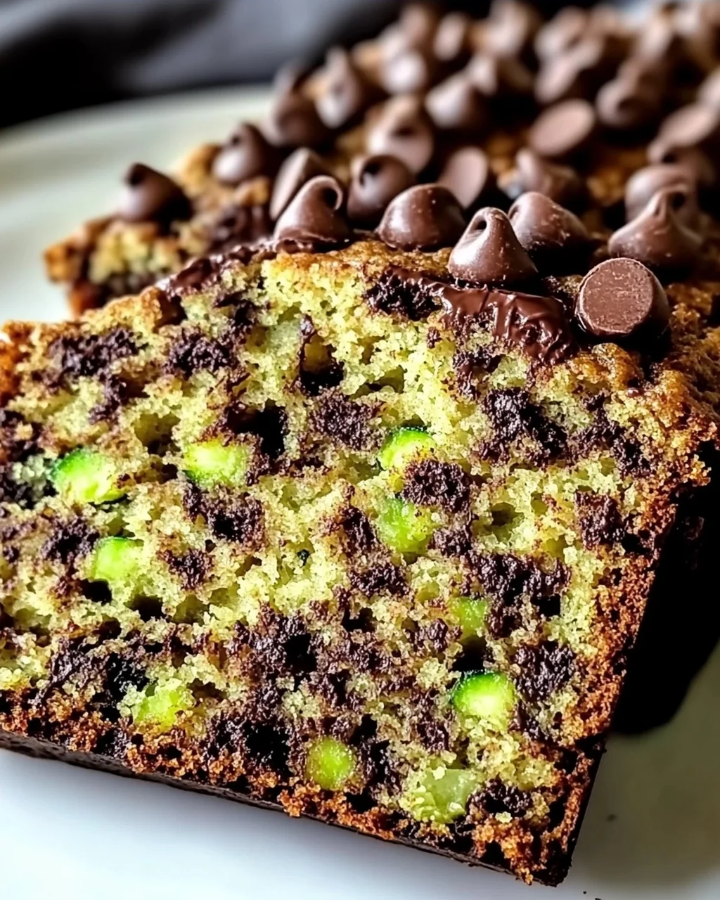 Saftiges Schokoladenstückchen Zucchini Brot