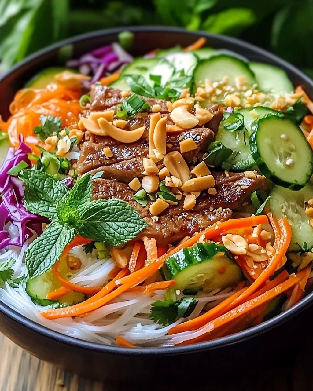 Schneller vietnamesischer Nudelsalat – frisch und köstlich!