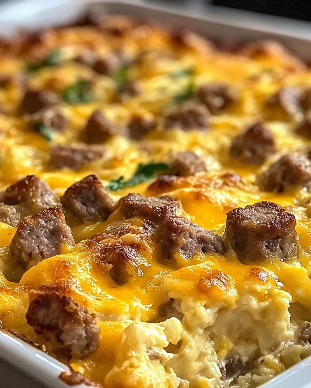 Wurst- und Eierauflauf für gemütliche Frühstücke