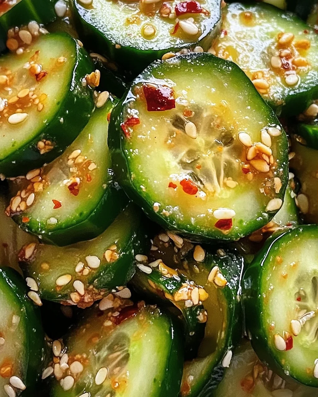 Würziger Asiatischer Gurkensalat