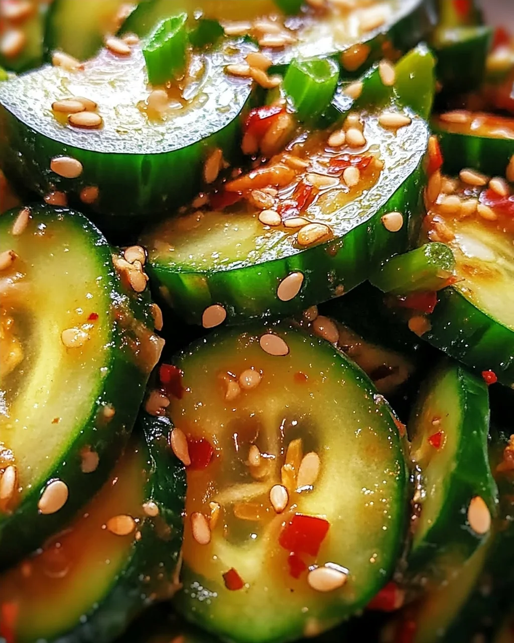 Würziger Asiatischer Gurkensalat